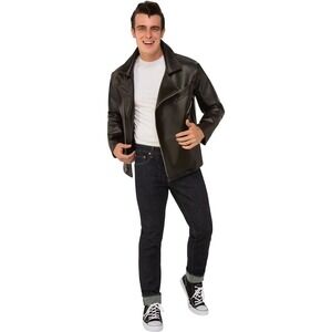 SPIRIT Greaser Biker Danny Zuko Jacket Costume Halloween Cosplay Adult Size XL